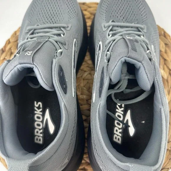 BROOKS Glycerin 22 Running Shoes Primer Gray Ebony Bluewash Size 11 WIDE Men's